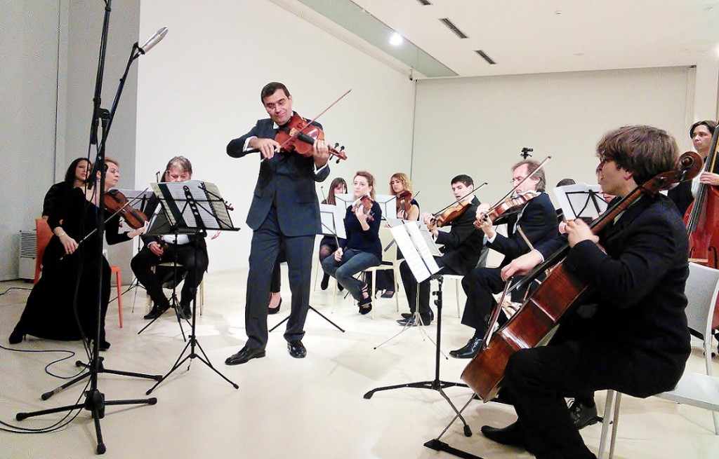 Wladimir Kossjanenko, viola and Virtuosos of Split at the Gallery of Fine Arts in Split December 8th 2013