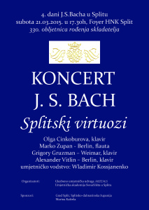 Plakat JSBACH 330