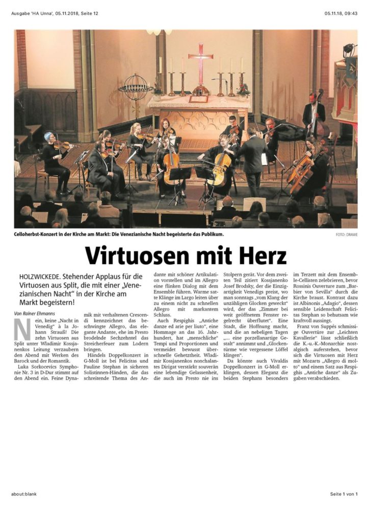 VIRTUOSEN MIT HERZ Rezension Rainer Ehmanns